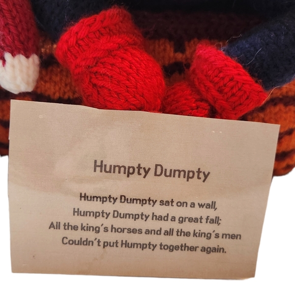 Handmade Vintage Humpty Dumpty Plush Set - Picture 3 of 4